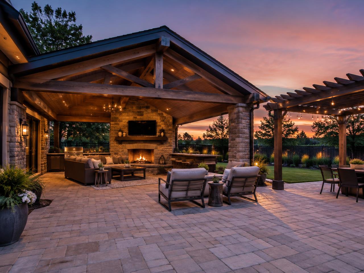 Patios & Outdoor Rooms by Synchronous Construction